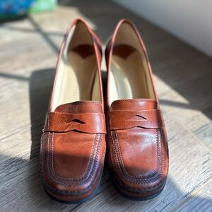Antonio Melani Kenley Cognac Leather Loafers